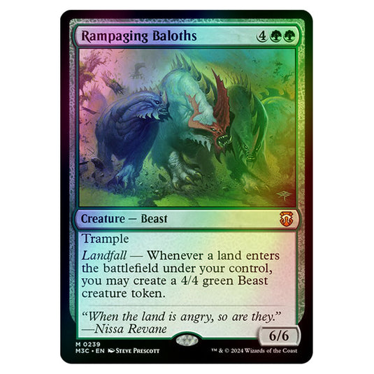 Magic The Gathering - Modern Horizons 3 Commander  - Rampaging Baloths - 0239 (Foil)