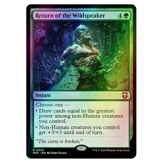 Magic The Gathering - Modern Horizons 3 Commander  - Return of the Wildspeaker - 0242 (Foil)