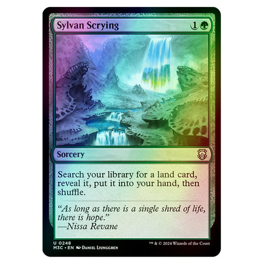 Magic The Gathering - Modern Horizons 3 Commander  - Sylvan Scrying - 0248 (Foil)