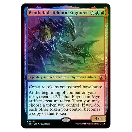 Magic The Gathering - Modern Horizons 3 Commander  - Brudiclad, Telchor Engineer - 0257 (Foil)