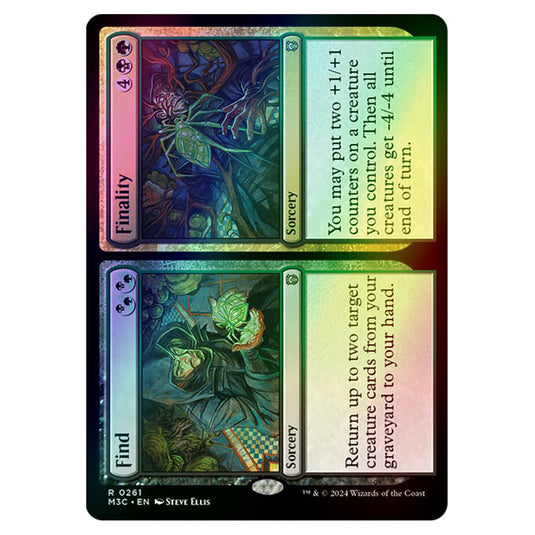 Magic The Gathering - Modern Horizons 3 Commander  - Find // Finality - 0261 (Foil)