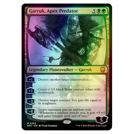 Magic The Gathering - Modern Horizons 3 Commander  - Garruk, Apex Predator - 0262 (Foil)