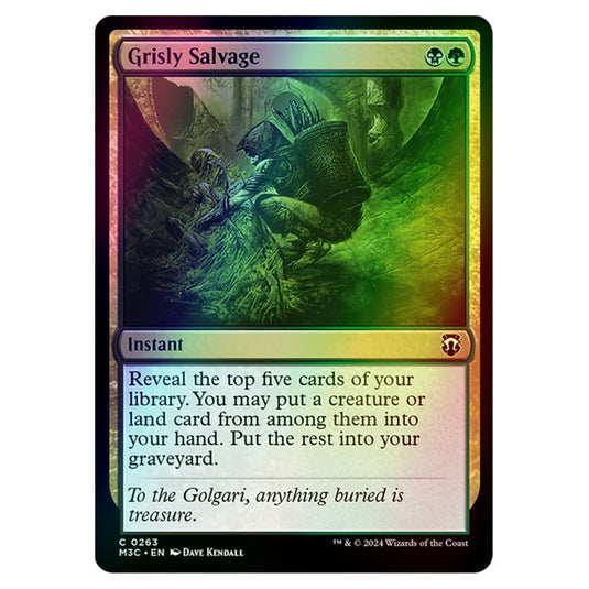 Magic The Gathering - Modern Horizons 3 Commander  - Grisly Salvage - 0263 (Foil)