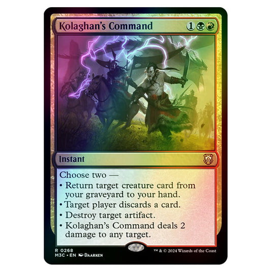 Magic The Gathering - Modern Horizons 3 Commander  - Kolaghan's Command - 0268 (Foil)