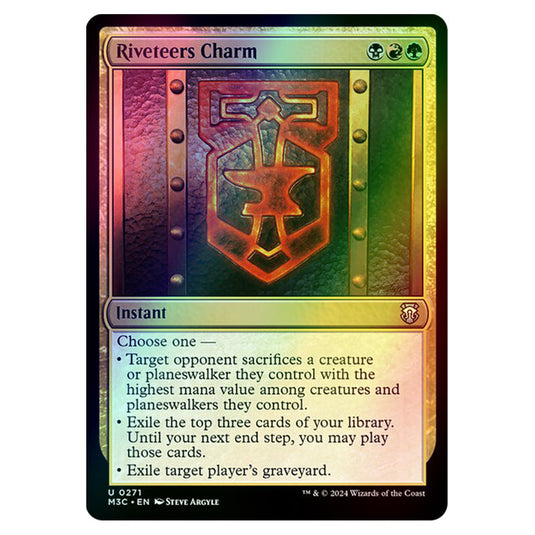 Magic The Gathering - Modern Horizons 3 Commander  - Riveteers Charm - 0271 (Foil)