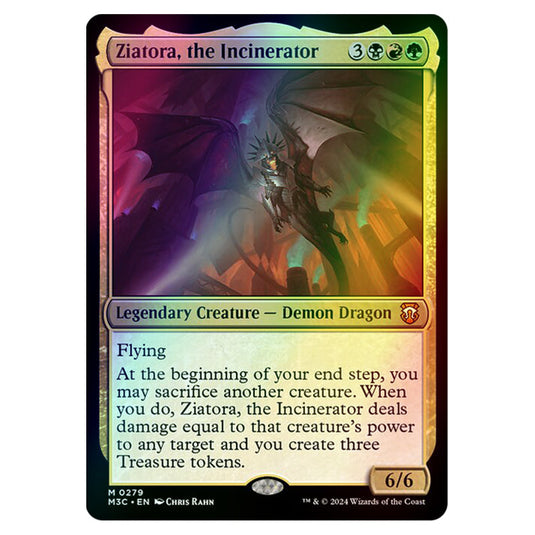 Magic The Gathering - Modern Horizons 3 Commander  - Ziatora, the Incinerator - 0279 (Foil)