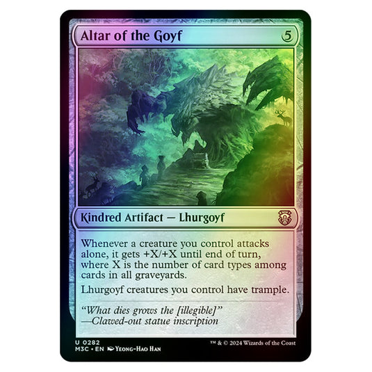 Magic The Gathering - Modern Horizons 3 Commander  - Altar of the Goyf - 0282 (Foil)