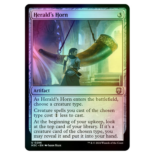 Magic The Gathering - Modern Horizons 3 Commander  - Herald's Horn - 0296 (Foil)