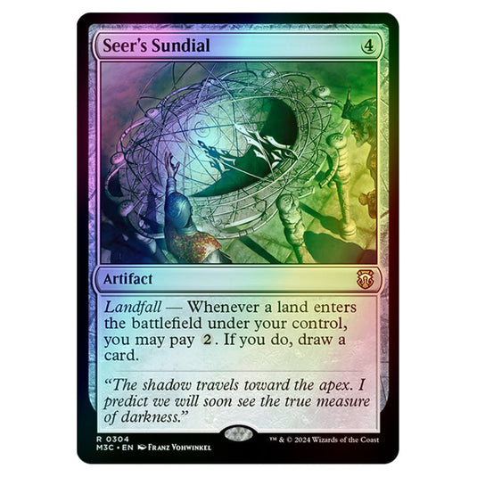 Magic The Gathering - Modern Horizons 3 Commander  - Seer's Sundial - 0304 (Foil)