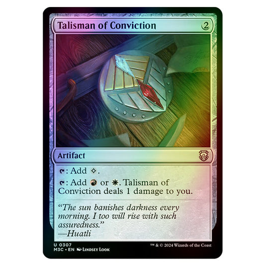 Magic The Gathering - Modern Horizons 3 Commander  - Talisman of Conviction - 0307 (Foil)