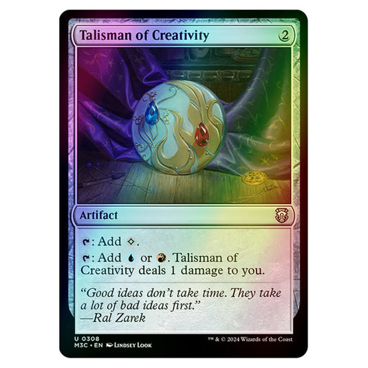 Magic The Gathering - Modern Horizons 3 Commander  - Talisman of Creativity - 0308 (Foil)