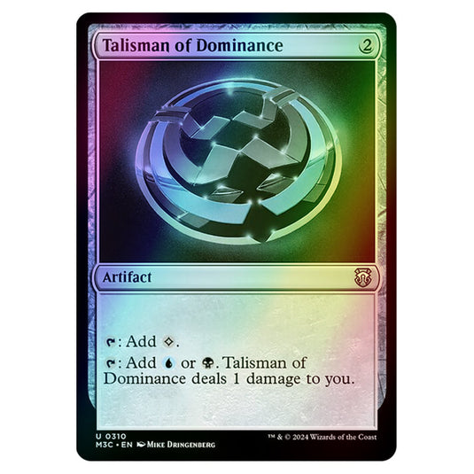 Magic The Gathering - Modern Horizons 3 Commander  - Talisman of Dominance - 0310 (Foil)