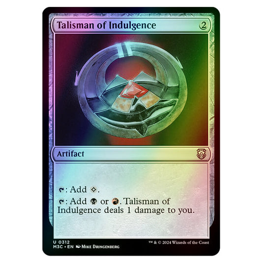 Magic The Gathering - Modern Horizons 3 Commander  - Talisman of Indulgence - 0312 (Foil)