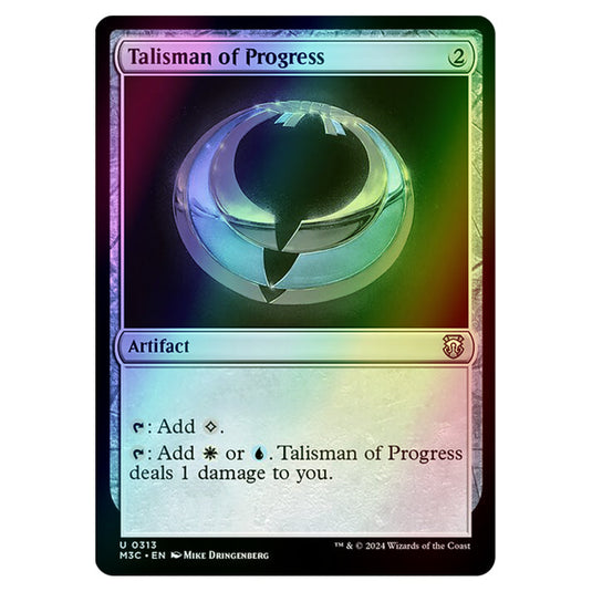 Magic The Gathering - Modern Horizons 3 Commander  - Talisman of Progress - 0313 (Foil)