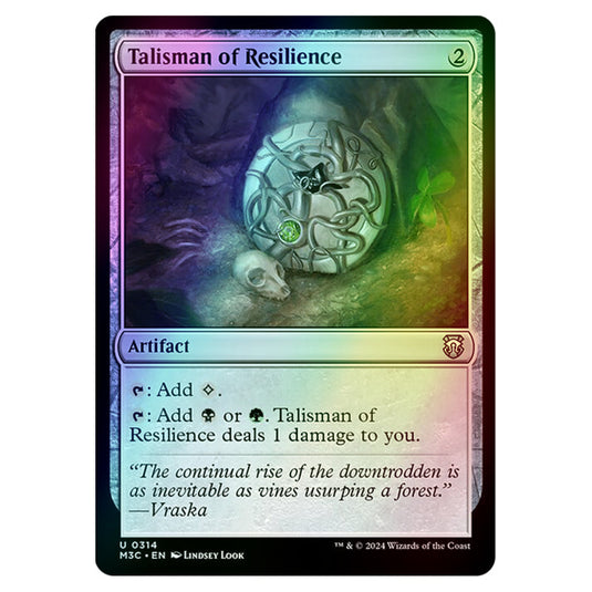 Magic The Gathering - Modern Horizons 3 Commander  - Talisman of Resilience - 0314 (Foil)