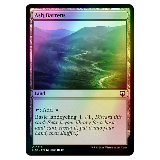 Magic The Gathering - Modern Horizons 3 Commander  - Ash Barrens - 0318 (Foil)