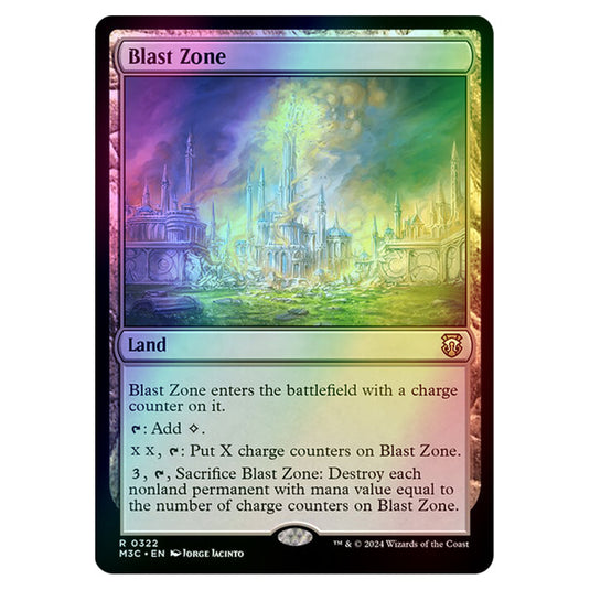 Magic The Gathering - Modern Horizons 3 Commander  - Blast Zone - 0322 (Foil)