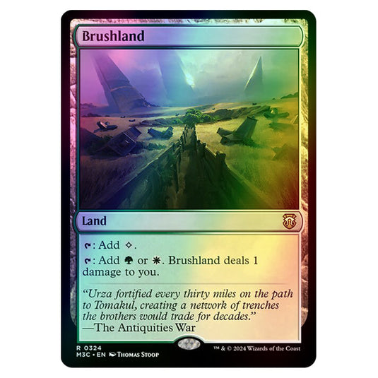 Magic The Gathering - Modern Horizons 3 Commander  - Brushland - 0324 (Foil)