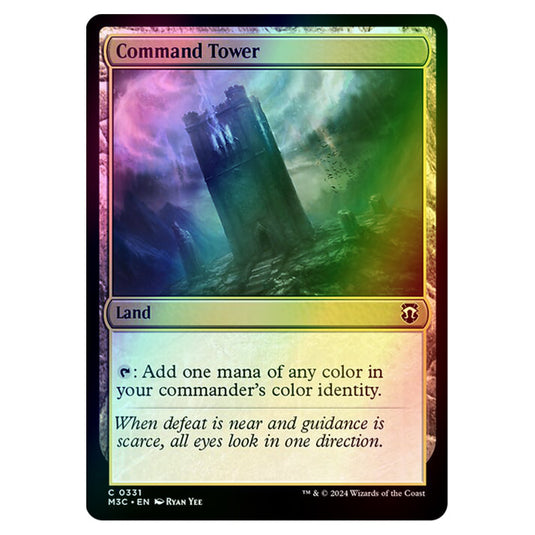 Magic The Gathering - Modern Horizons 3 Commander  - Command Tower - 0331 (Foil)