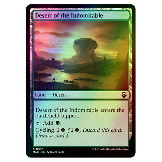 Magic The Gathering - Modern Horizons 3 Commander  - Desert of the Indomitable - 0336 (Foil)