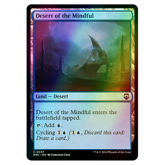 Magic The Gathering - Modern Horizons 3 Commander  - Desert of the Mindful - 0337 (Foil)