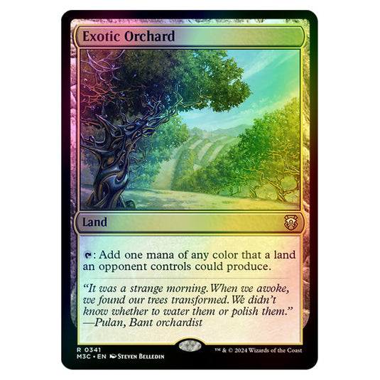 Magic The Gathering - Modern Horizons 3 Commander  - Exotic Orchard - 0341 (Foil)