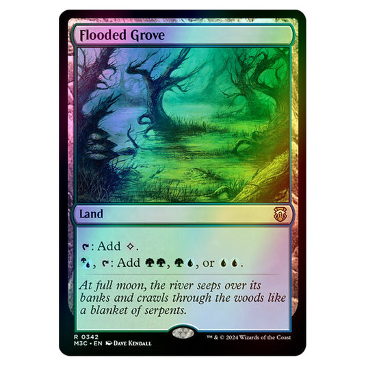 Magic The Gathering - Modern Horizons 3 Commander  - Flooded Grove - 0342 (Foil)