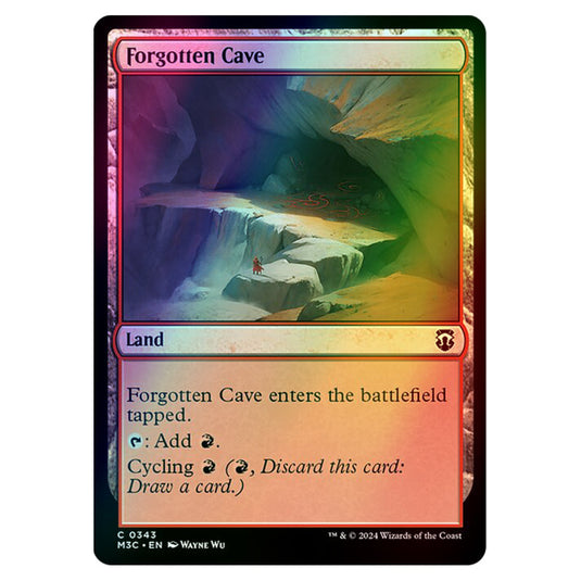 Magic The Gathering - Modern Horizons 3 Commander  - Forgotten Cave - 0343 (Foil)