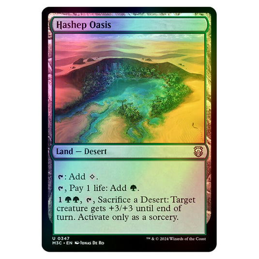 Magic The Gathering - Modern Horizons 3 Commander  - Hashep Oasis - 0347 (Foil)