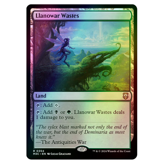 Magic The Gathering - Modern Horizons 3 Commander  - Llanowar Wastes - 0354 (Foil)