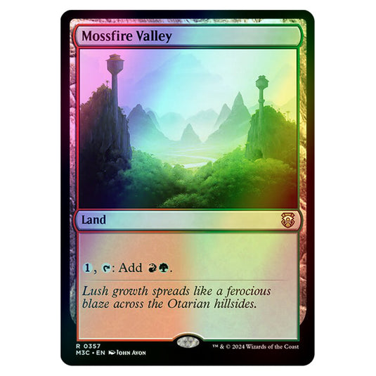 Magic The Gathering - Modern Horizons 3 Commander  - Mossfire Valley - 0357 (Foil)