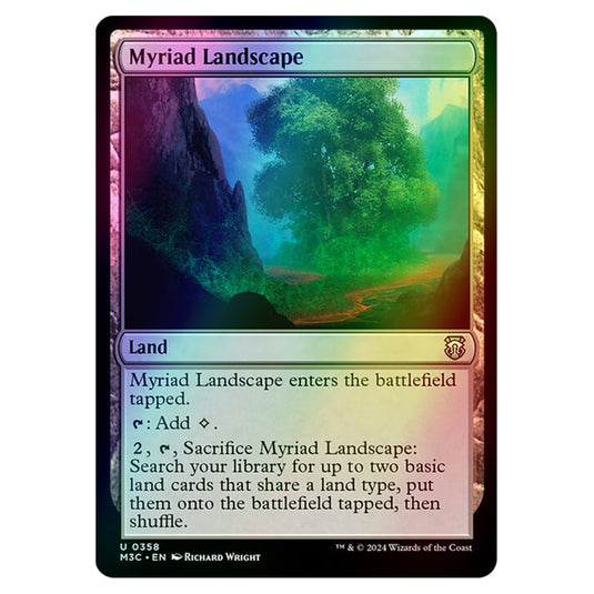 Magic The Gathering - Modern Horizons 3 Commander  - Myriad Landscape - 0358 (Foil)