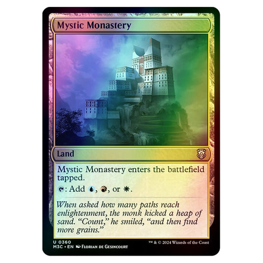 Magic The Gathering - Modern Horizons 3 Commander  - Mystic Monastery - 0360 (Foil)