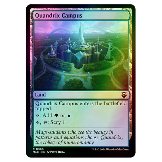 Magic The Gathering - Modern Horizons 3 Commander  - Quandrix Campus - 0366 (Foil)