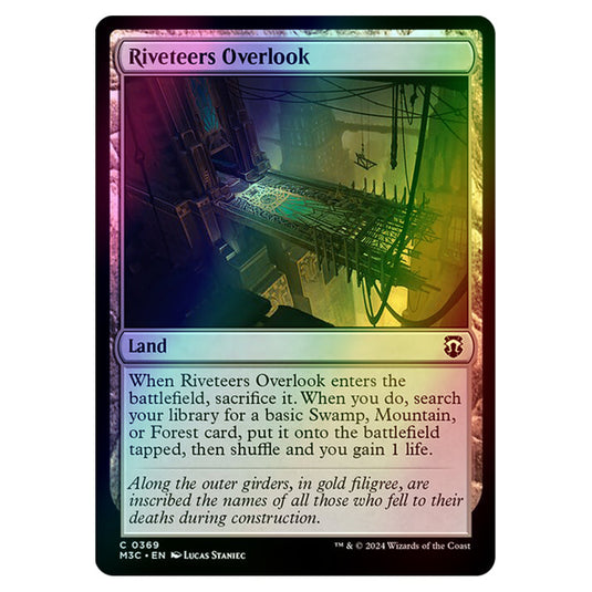 Magic The Gathering - Modern Horizons 3 Commander  - Riveteers Overlook - 0369 (Foil)