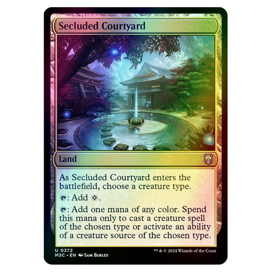 Magic The Gathering - Modern Horizons 3 Commander  - Secluded Courtyard - 0372 (Foil)