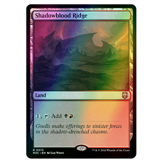 Magic The Gathering - Modern Horizons 3 Commander  - Shadowblood Ridge - 0373 (Foil)