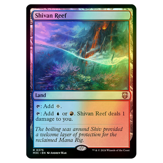 Magic The Gathering - Modern Horizons 3 Commander  - Shivan Reef - 0375 (Foil)