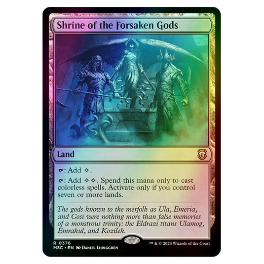 Magic The Gathering - Modern Horizons 3 Commander  - Shrine of the Forsaken Gods - 0376 (Foil)