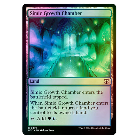 Magic The Gathering - Modern Horizons 3 Commander  - Simic Growth Chamber - 0377 (Foil)