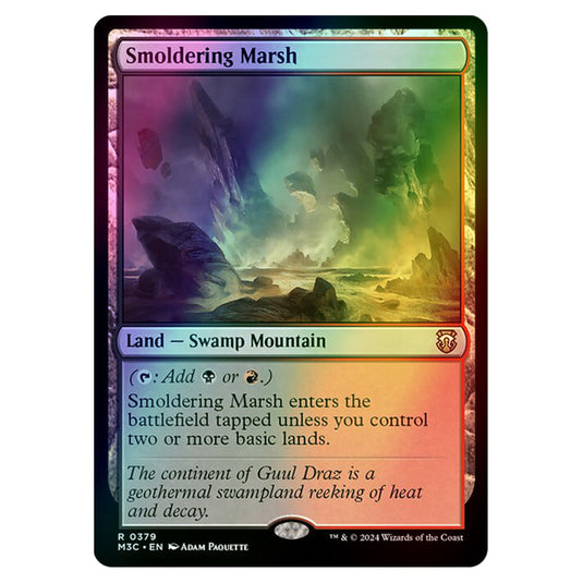 Magic The Gathering - Modern Horizons 3 Commander  - Smoldering Marsh - 0379 (Foil)