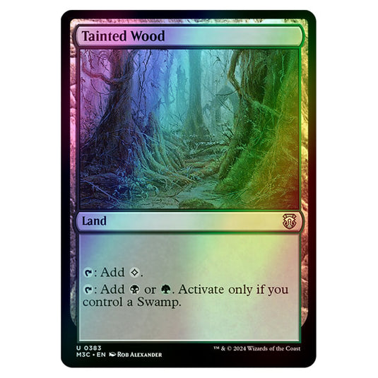 Magic The Gathering - Modern Horizons 3 Commander  - Tainted Wood - 0383 (Foil)