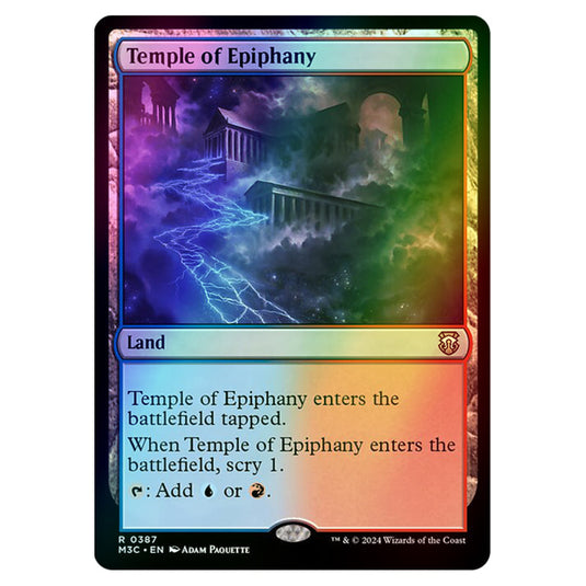 Magic The Gathering - Modern Horizons 3 Commander  - Temple of Epiphany - 0387 (Foil)