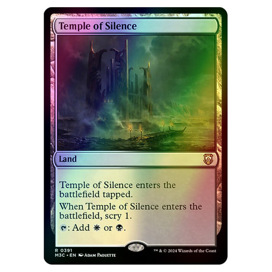 Magic The Gathering - Modern Horizons 3 Commander  - Temple of Silence - 0391 (Foil)