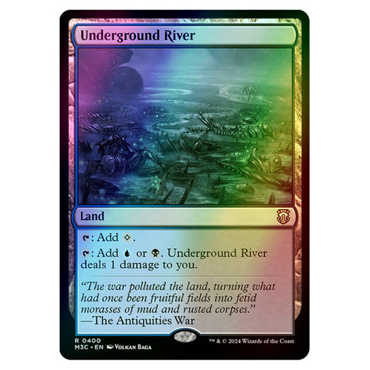 Magic The Gathering - Modern Horizons 3 Commander  - Underground River - 0400 (Foil)