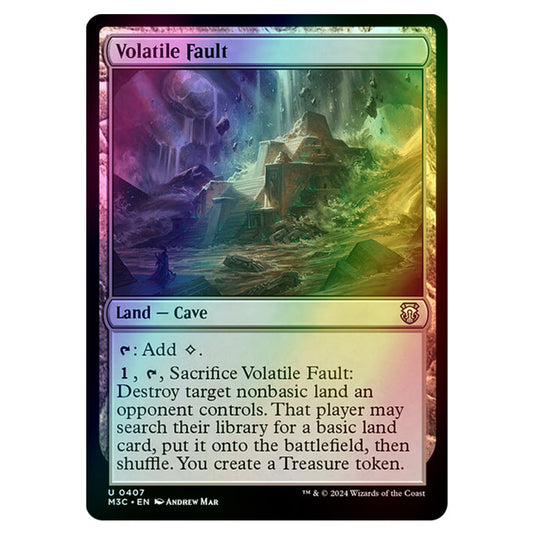 Magic The Gathering - Modern Horizons 3 Commander  - Volatile Fault - 0407 (Foil)