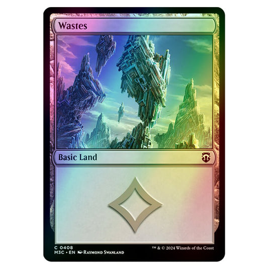 Magic The Gathering - Modern Horizons 3 Commander  - Wastes - 0408 (Foil)