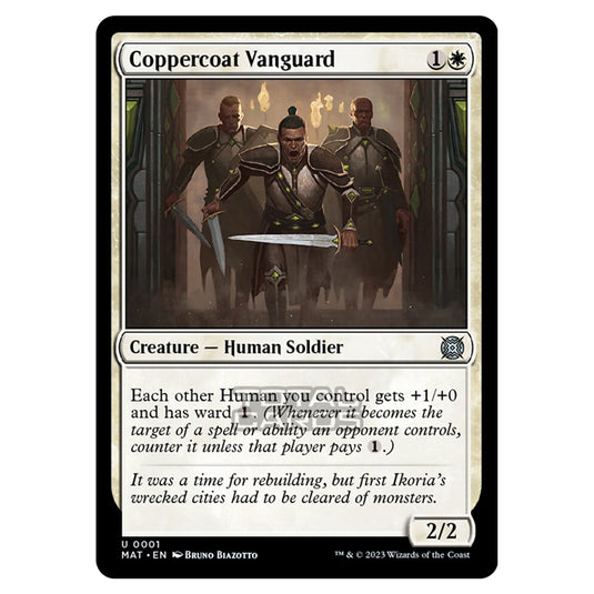 Magic The Gathering - March of the Machine - The Aftermath - Coppercoat Vanguard - 0001