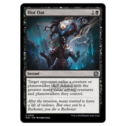 Magic The Gathering - March of the Machine - The Aftermath - Blot Out - 0012