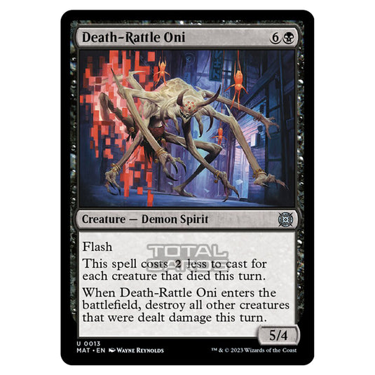 Magic The Gathering - March of the Machine - The Aftermath - Death-Rattle Oni - 0013